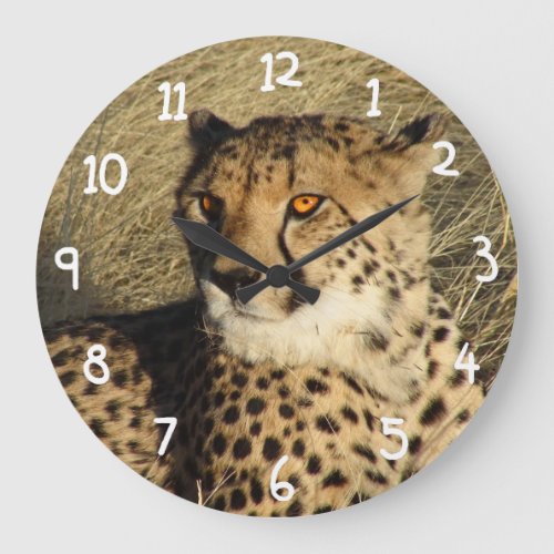 The Cheetah Large Clock