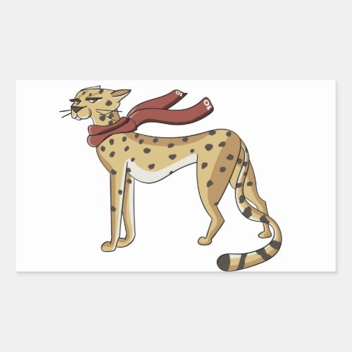 The Cheetah Tyreek Hill Rectangular Sticker