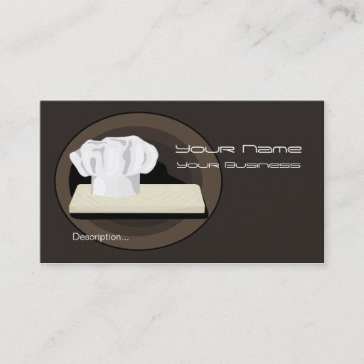 Customizable The Chef Business Card