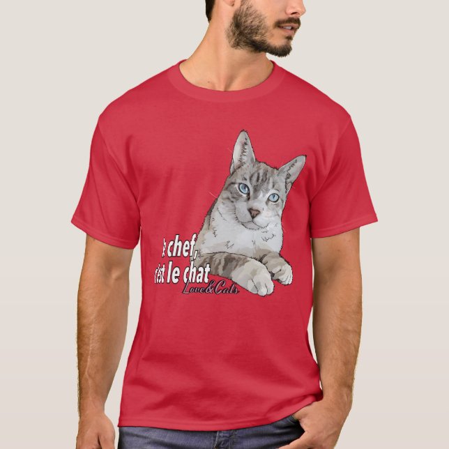 The chef is the cat girl T-Shirt (Front)