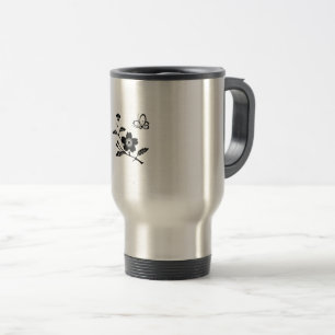 The Cherry Blossoms in the Middle of the Cherry Bl Travel Mug