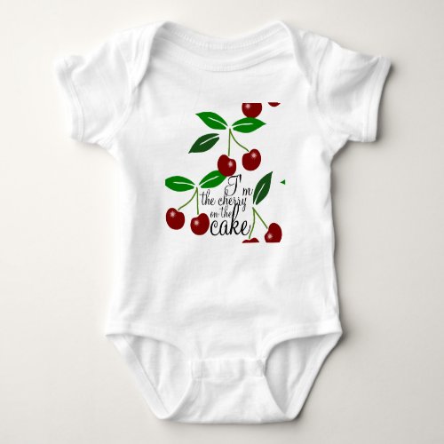 The Cherry On The Cake Baby Bodysuit