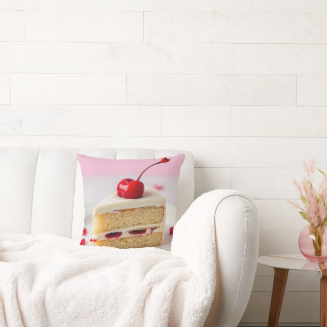 The Cherry Ontop Throw Pillow (Couch)