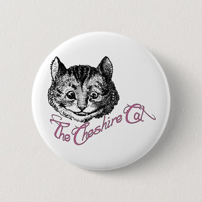 The Cheshire Cat Button (Front)