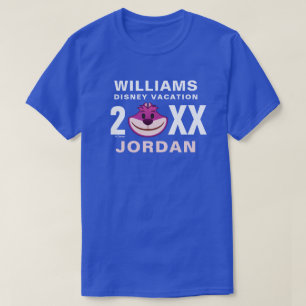 The Cheshire Cat Emoji   Family Vacation and Year T-Shirt