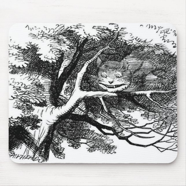 The cheshire cat mouse pad (Front)