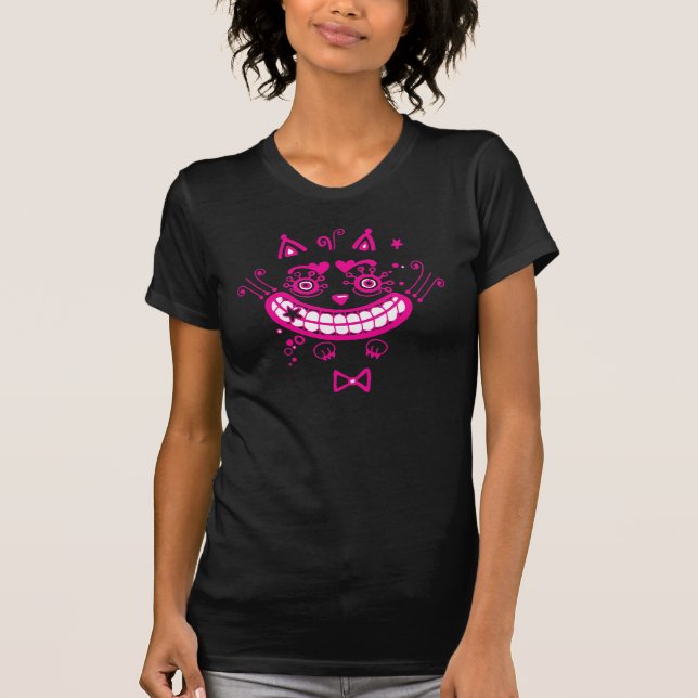 The Cheshire Cat T-Shirt (Pink) (Front)