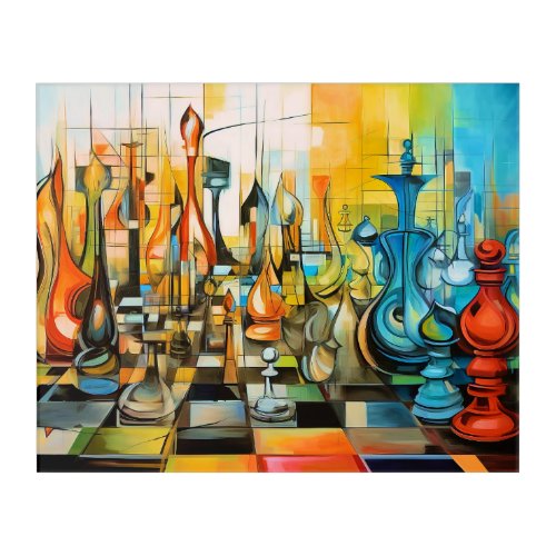 The Chess Game Acrylic Print