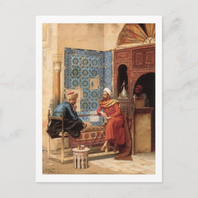 The Chess Game postcard (Front)