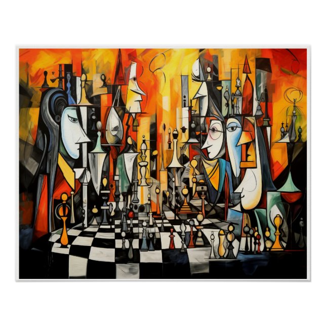 The Chess Game Poster (Front)