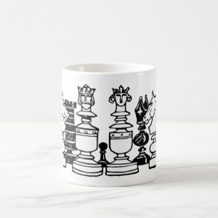 The Chess Pieces Coffee Mug