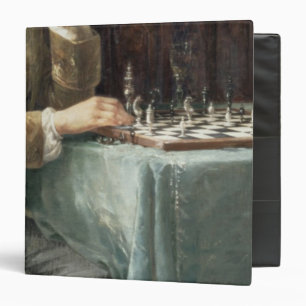 The Chess Players, 1887 3 Ring Binder