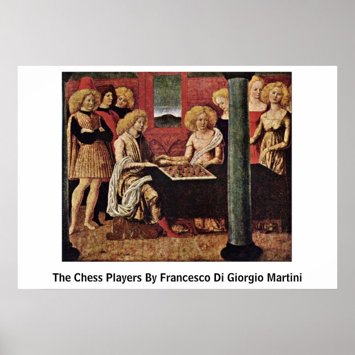 The Chess Players By Francesco Di Giorgio Martini Print