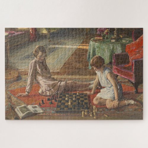 The Chess Players by John Lavery Jigsaw Puzzle