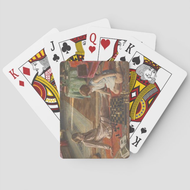 The Chess Players (by John Lavery) Poker Cards (Back)