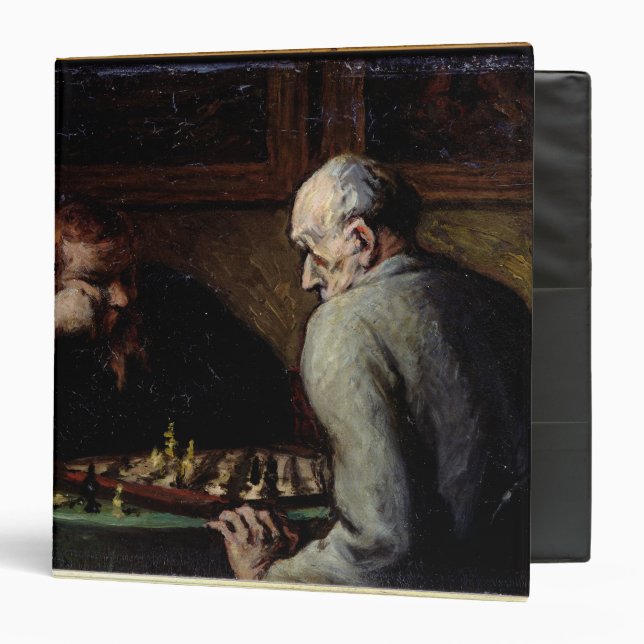 The Chess Players, c.1863-67 Binder (Front/Inside)