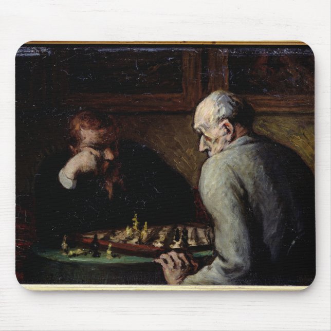 The Chess Players, c.1863-67 Mouse Pad (Front)