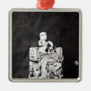 The Chessboard of Charlemagne' Metal Ornament