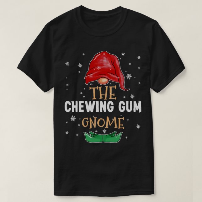 The chewing gum Gnome Family Matching Christmas Ou T-Shirt (Design Front)