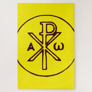 The Chi-Rho Christogram symbol  Jigsaw Puzzle