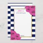 The Chic Modern Luxe Wedding Collection Pink Roses Advice Card<br><div class="desc">Celebrate in style with these chic advice cards. The simple yet stylish design will allow your guests to write a note of advice for you to keep and read over in years to come. The wording is easy to personalize so these cards can quickly be transformed into advice cards for...</div>