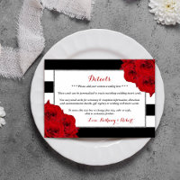 The Chic Modern Luxe Wedding Collection- Red Roses