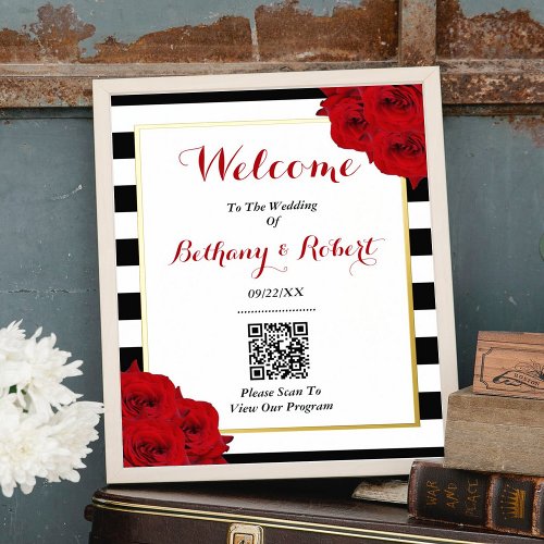 The Chic Modern Luxe Wedding Collection_ Red Roses Foil Prints