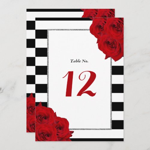 The Chic Modern Luxe Wedding Collection_ Red Roses Invitation