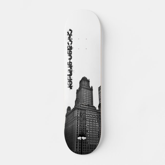 The Chicago Grind Skateboard Deck (Front)