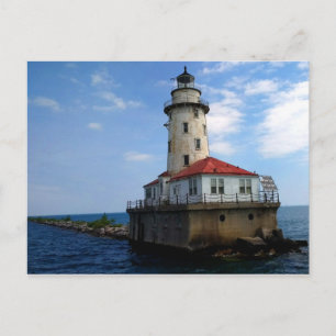 The Chicago Harbor Lighthouse Postcard