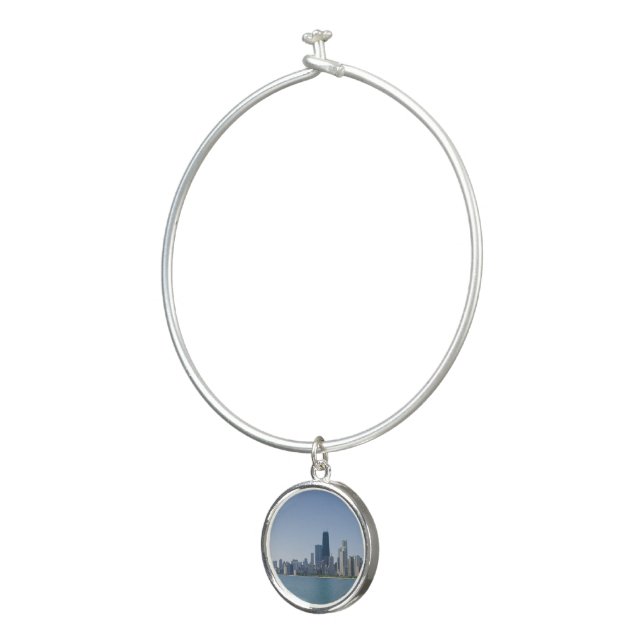 The Chicago Skyline Bangle Bracelet (3/4)