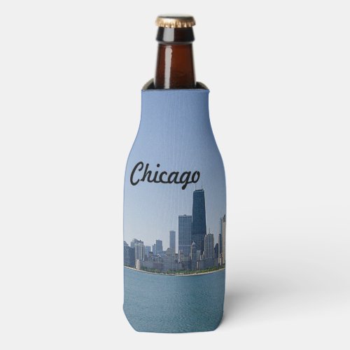 The Chicago Skyline Bottle Cooler