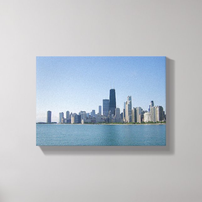 The Chicago Skyline Canvas Print (Front)