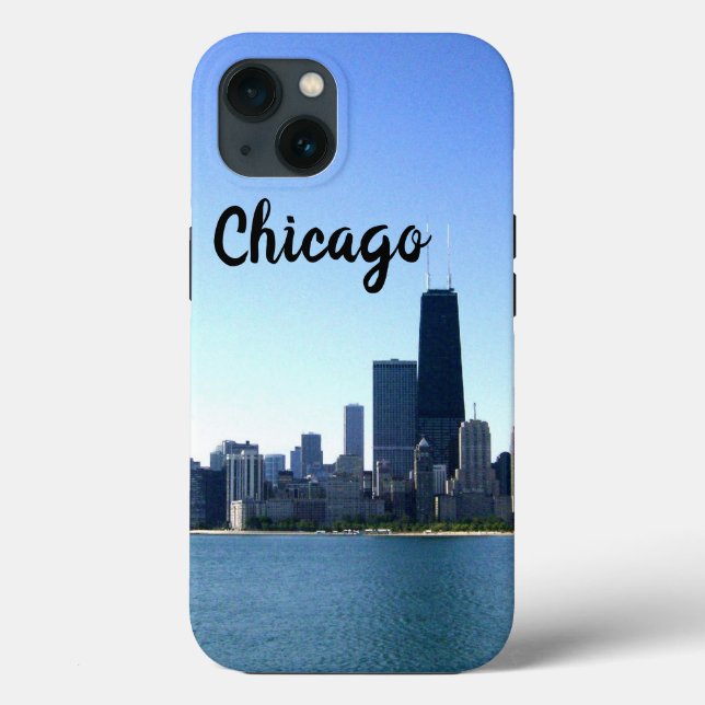 The Chicago Skyline Case-Mate iPhone Case (Back)