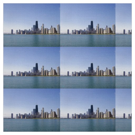 The Chicago Skyline Fabric