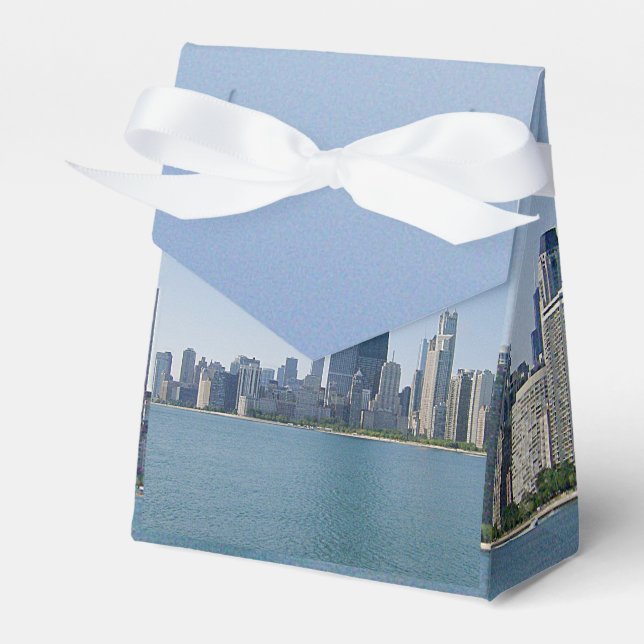 The Chicago Skyline Favor Boxes (Front Side)