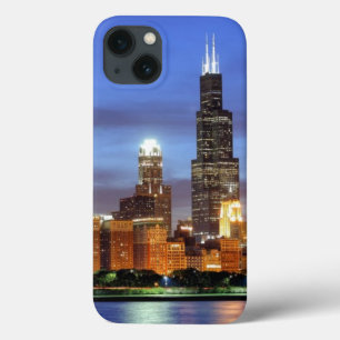 The Chicago skyline from the Adler Planetarium iPhone 13 Case