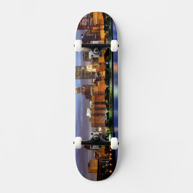 The Chicago skyline from the Adler Planetarium Skateboard (Front)