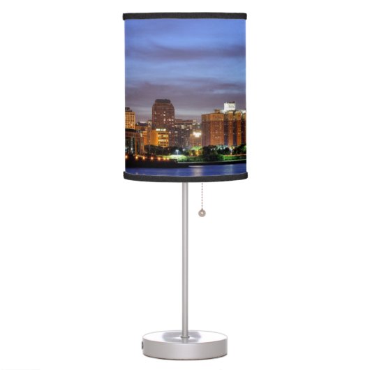 The Chicago skyline from the Adler Planetarium Table Lamp (Left)