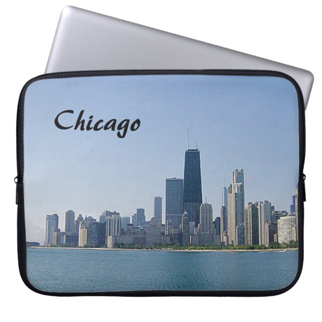 The Chicago Skyline Laptop Sleeve (Front)