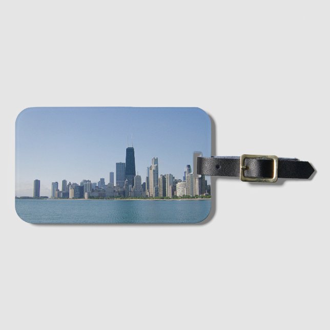 The Chicago Skyline Luggage Tag (Front Horizontal)
