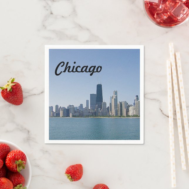 The Chicago Skyline Napkins (Insitu)