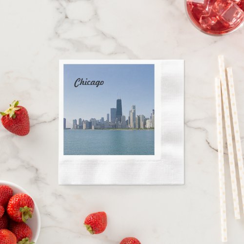 The Chicago Skyline Napkins