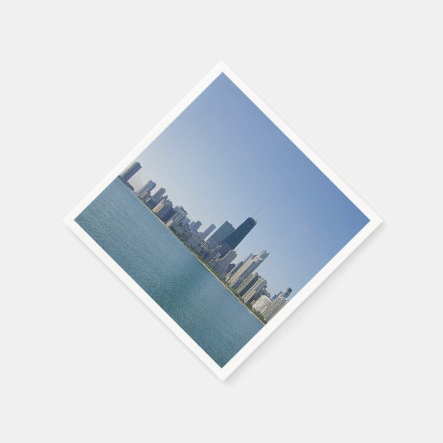 The Chicago Skyline Napkins (Corner)