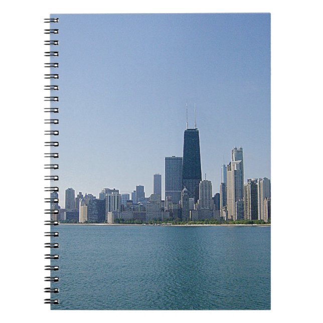 The Chicago skyline Notebook (Front)