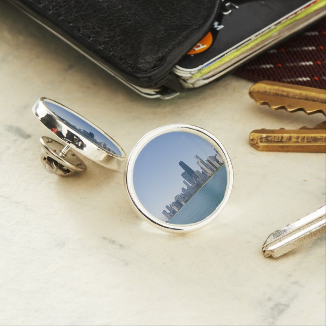The Chicago Skyline Pin (In Situ)