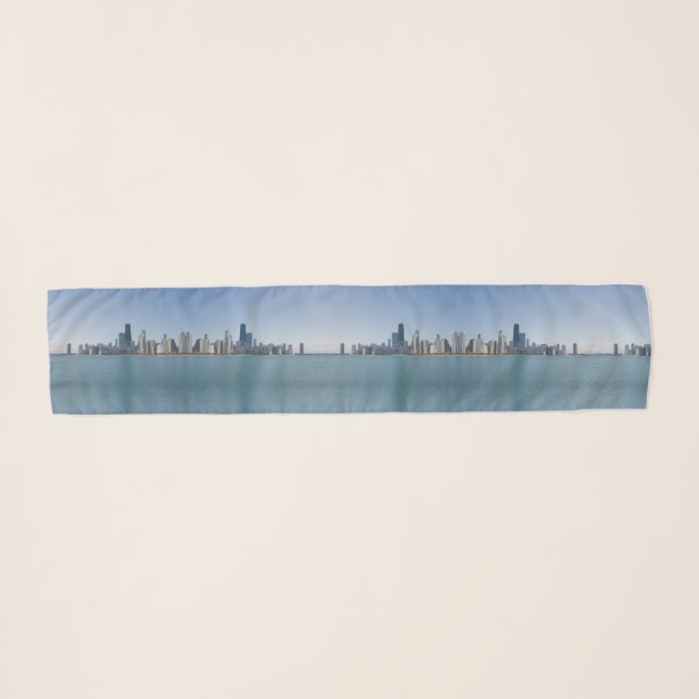 The Chicago Skyline Scarf (Front (Horizontal))