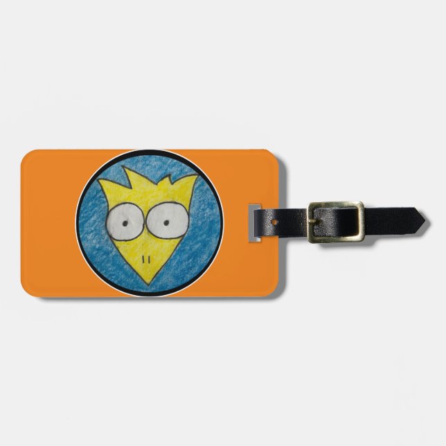 The Chicken Luggage Tag (Front Horizontal)
