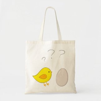 The chicken or the egg Cute cartoon Easter