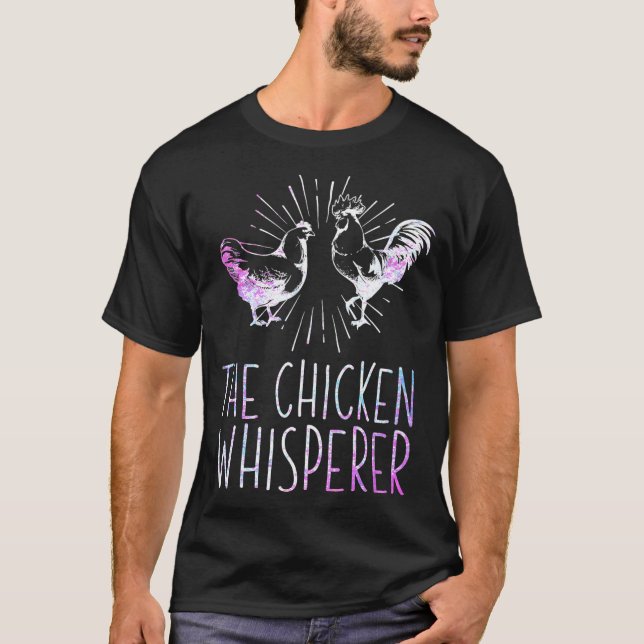 The Chicken Whisperer Chicken Farmer Tee (Front)
